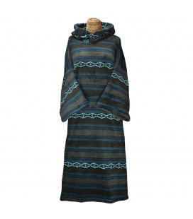 TLS PONCHO MICROFIBRE BOHEMIAN STRIPE