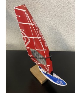 MINIATURE VOILE SEVERNE BLADE ROUGE +PLANCHE STARBOARD BLEU/BLANCHE