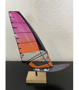 MINIATURE VOILE NEILPRYDE ROSE ET ORANGE +PLANCHE JP GRISE ET ROSE