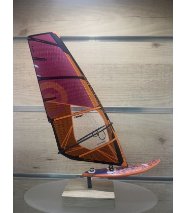 MINIATURE VOILE NEILPRYDE ROSE ET ORANGE +PLANCHE JP BLEU ET ROSE